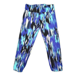 Calvin Klein Women's Blue & Black Cropped Leggings Size Small